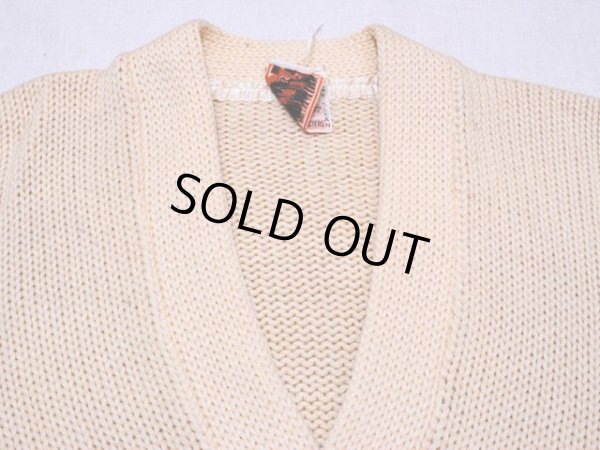 画像4: 1950s【PRINCETON】ローゲージニットカーディガン 実寸M