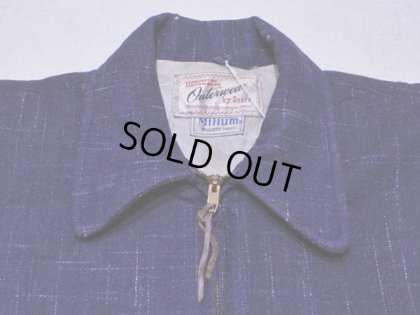 画像5: 1950s【HERCULES】カスリウールジャケット　表記40