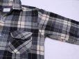 画像5: 1960s【TOWNCRAFT】ウールシャツ 黒チェック　表記S (5)
