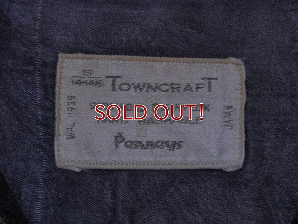 画像3: 1960s【TOWNCRAFT】ウールシャツ 黒チェック　表記S (3)