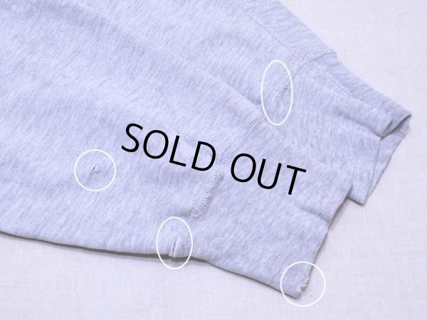 袖・袖リブに多少のダメージ。