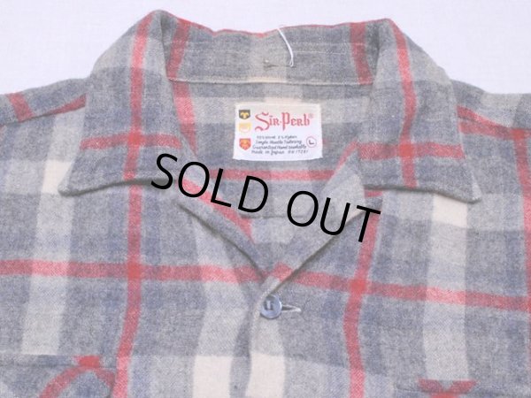 画像4: 1960s【SIR PERB】ウールシャツ　表記L
