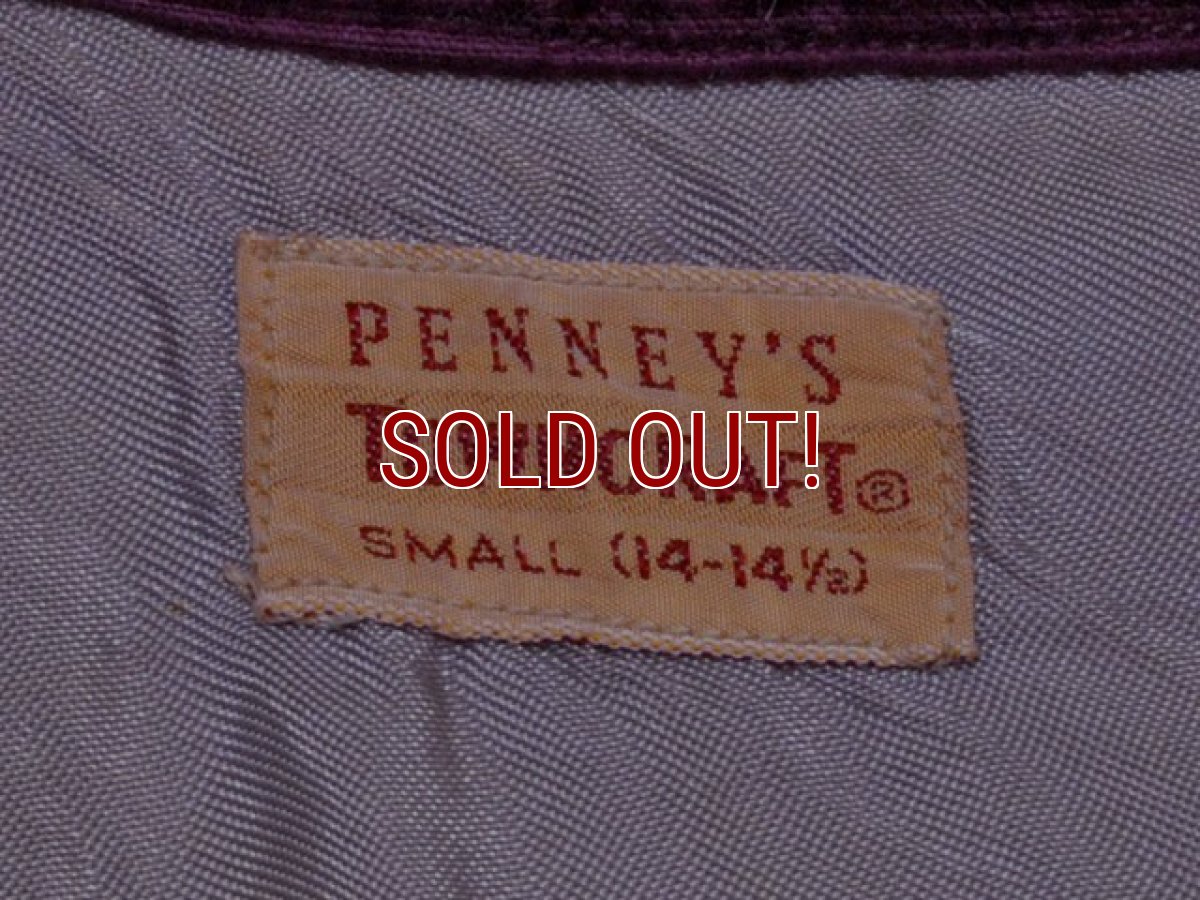 画像3: 1950s【PENNEY'S TOWNCRAFT】コーデュロイシャツ　表記S (3)