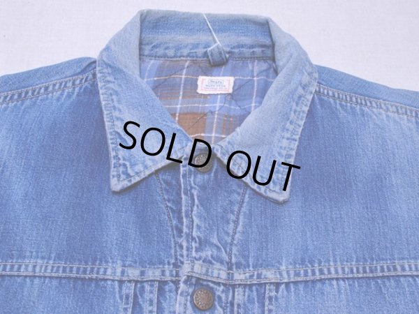 画像4: 1960s【Sears】裏付きデニムジャケット　実寸40