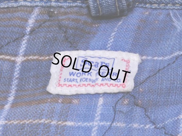 画像3: 1960s【Sears】裏付きデニムジャケット　実寸40