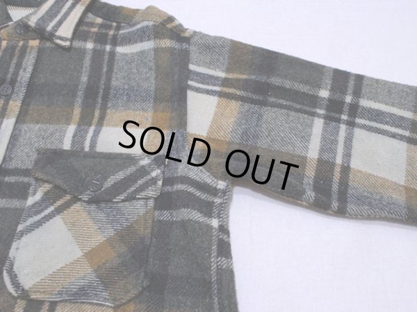 画像5: 1950s-60s【5Brother】マチ付きCPOウールシャツ　実寸M