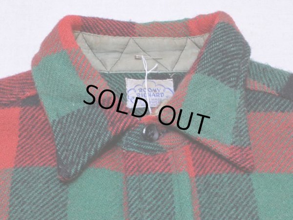 画像4: 1960s【ROOMY RICHARD】マチ付きウールシャツ　実寸ML