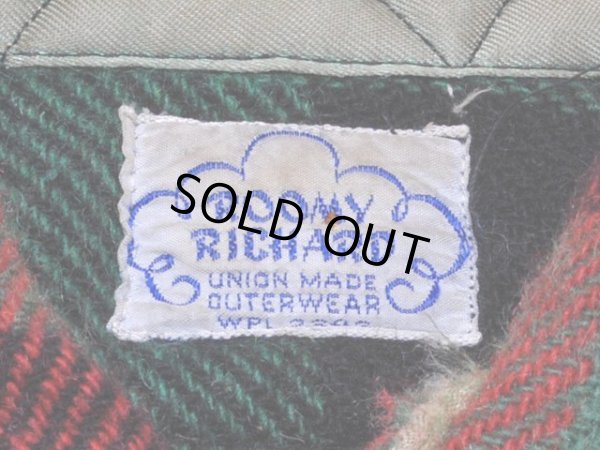 画像3: 1960s【ROOMY RICHARD】マチ付きウールシャツ　実寸ML