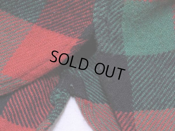 画像8: 1960s【ROOMY RICHARD】マチ付きウールシャツ　実寸ML