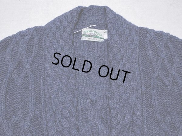 画像4: 【ARAN CRAFTS】フィッシャーマンショールニットカーディガン　表記S