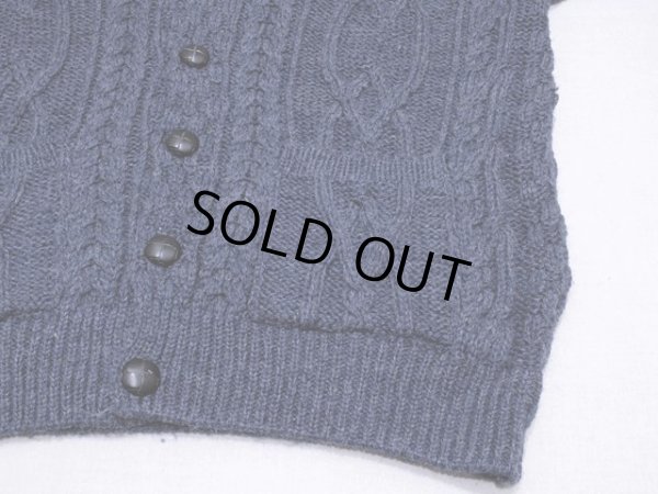 画像7: 【ARAN CRAFTS】フィッシャーマンショールニットカーディガン　表記S