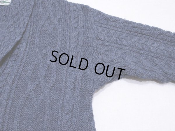 画像5: 【ARAN CRAFTS】フィッシャーマンショールニットカーディガン　表記S
