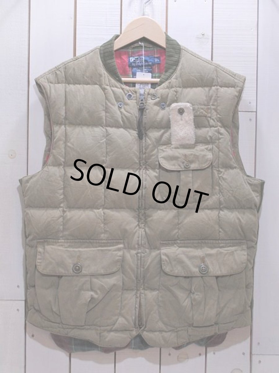 画像1: 【RalphLauren】キルティングダウンベスト　表記L (1)