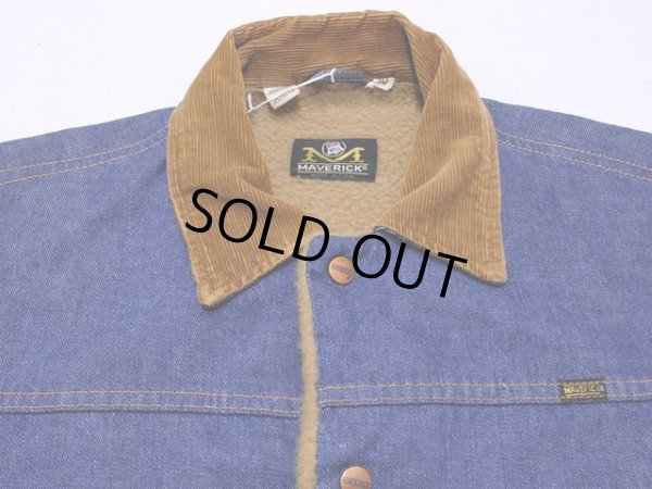 画像4: 1970s【MAVERICK】デニムボアランチジャケット　表記40