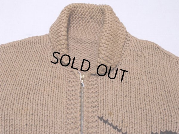 画像3: 1950sハンティング柄カウチンセーター　実寸M