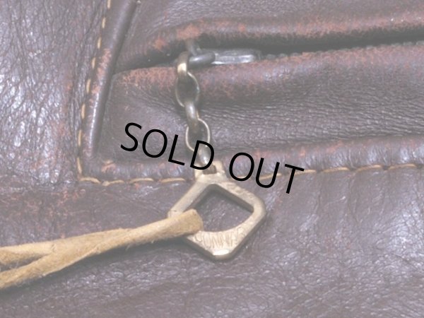 画像6: 1940sレザースポーツジャケット　実寸38-40