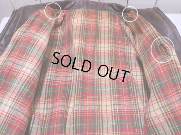 裏地に少々ダメージ。