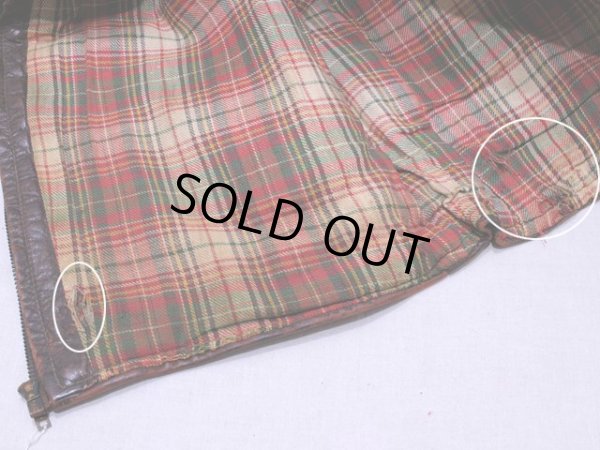 裏地に少々ダメージ。