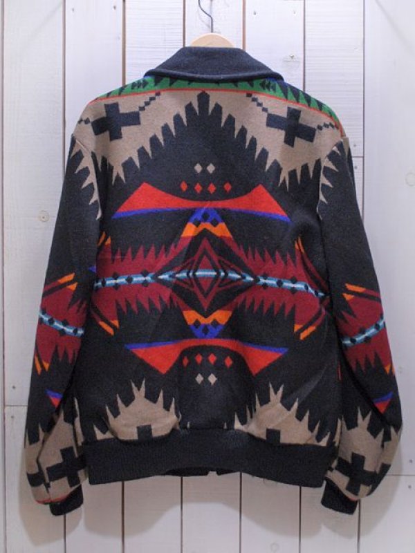 1980s【PENDLETON】ネイティブ柄ブランケットジャケット 表記S - 古着