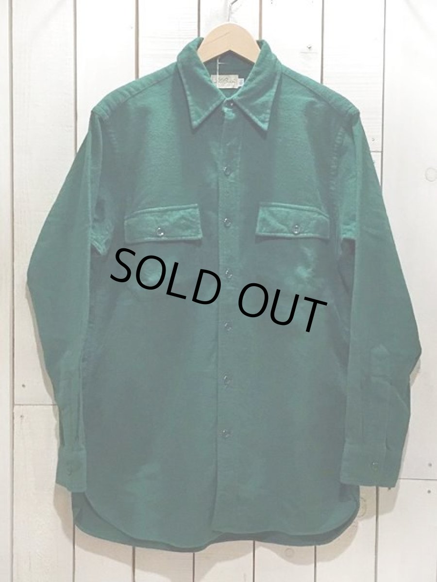 画像1: 1970s【L.L.Bean】シャモアクロスシャツ　表記15 1/2 (1)