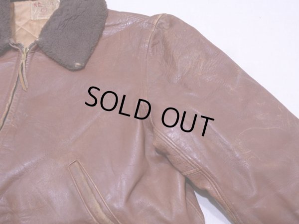 画像8: 1950s【Monarch】ホースハイドレザージャケット  実寸38-40