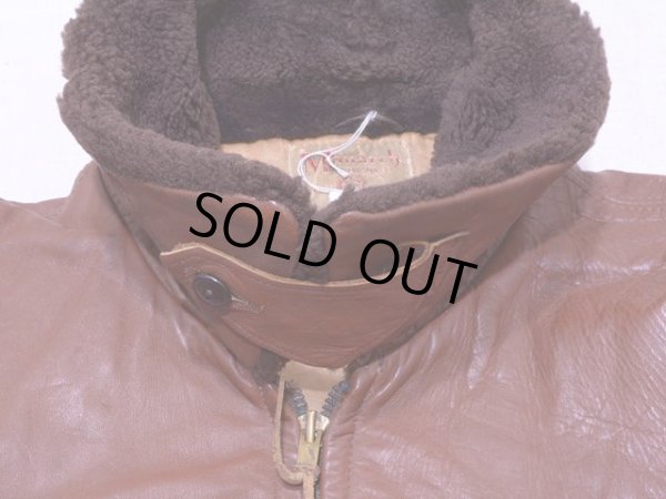 画像6: 1950s【Monarch】ホースハイドレザージャケット  実寸38-40