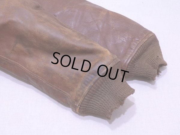 画像9: 1950s【Monarch】ホースハイドレザージャケット  実寸38-40