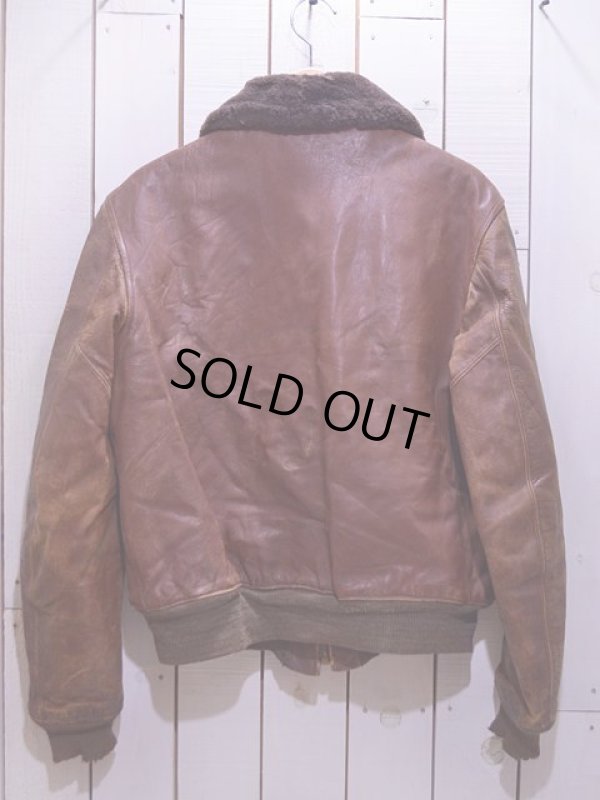 画像3: 1950s【Monarch】ホースハイドレザージャケット  実寸38-40