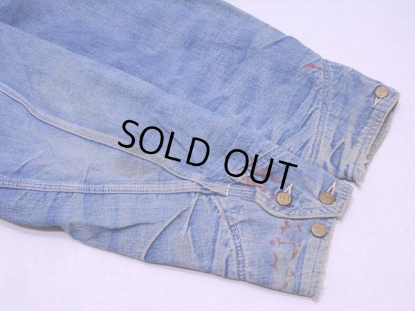 画像8: 1970s【Lee】81-LJ裏付きデニムカバーオール　実寸40