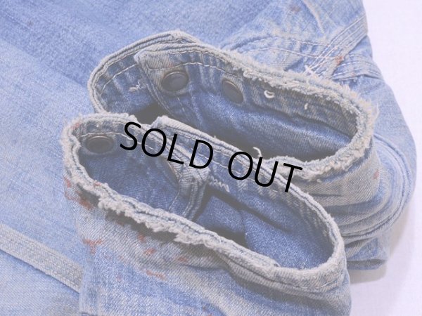 画像9: 1970s【Lee】81-LJ裏付きデニムカバーオール　実寸40