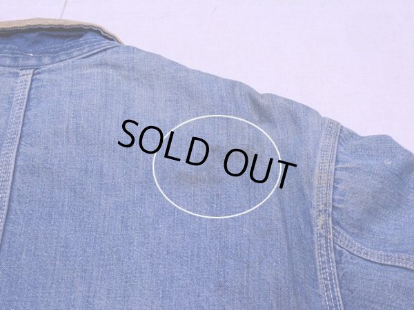 画像15: 1970s【Lee】81-LJ裏付きデニムカバーオール　実寸40