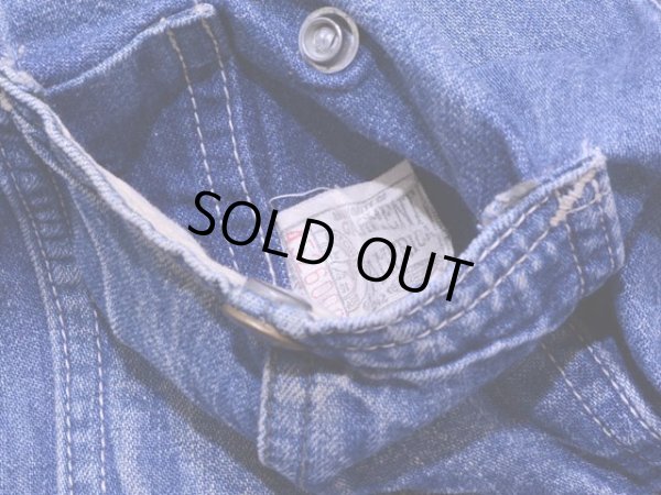 画像7: 1970s【Lee】81-LJ裏付きデニムカバーオール　実寸40