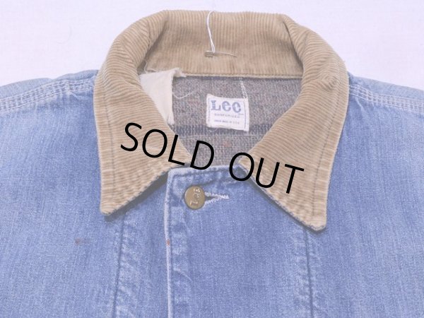 画像4: 1970s【Lee】81-LJ裏付きデニムカバーオール　実寸40