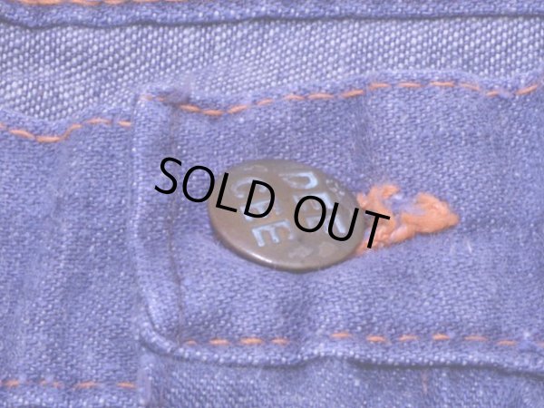 画像4: 1960s【DEECEE】デニムペインターパンツ　実寸w32