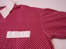 画像4: 1950s【Glover】ツートン総柄パジャマシャツ 表記D 45-48  (4)
