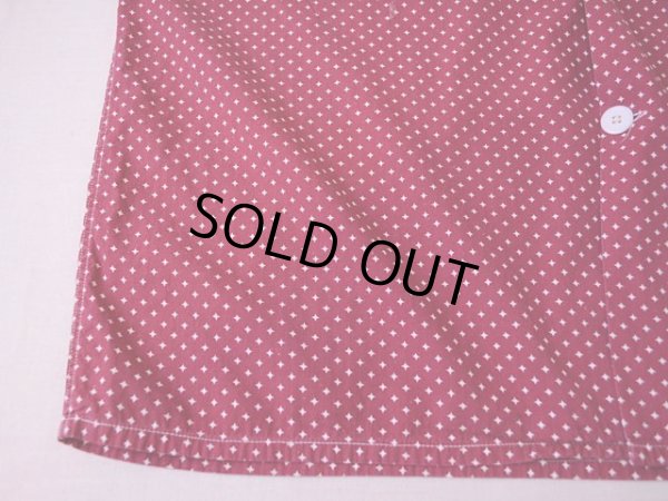 画像7: 1950s【Glover】ツートン総柄パジャマシャツ 表記D 45-48 