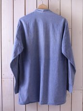 画像2: 1960s US.NAVYシャンブレーシャツ 実寸L  (2)