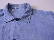 画像3: 1960s US.NAVYシャンブレーシャツ 実寸L  (3)