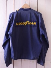 画像2: 1960s GOOD YEARコットンレーシングジャケット 実寸ML  (2)