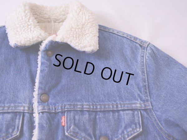 画像4: 1970s【Levi's】デニムボアジャケット 表記34