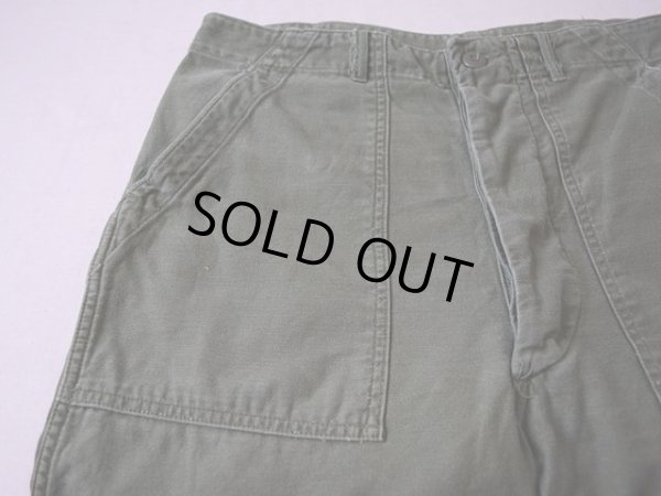 画像6: 1960s【US.ARMY】コットンベイカーパンツ 表記W34 