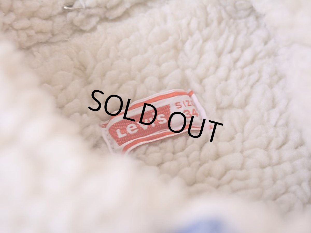 画像3: 1970s【Levi's】デニムボアジャケット 表記34  (3)