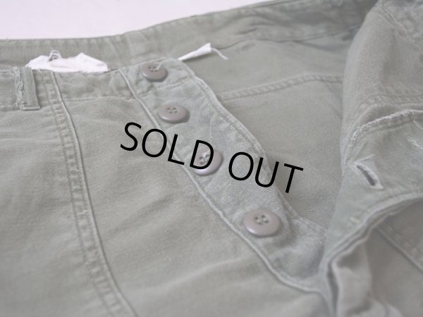 画像5: 1960s【US.ARMY】コットンベイカーパンツ 表記W34 