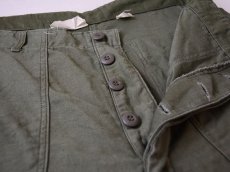 画像5: 1960s【US.ARMY】コットンベイカーパンツ 表記W34  (5)