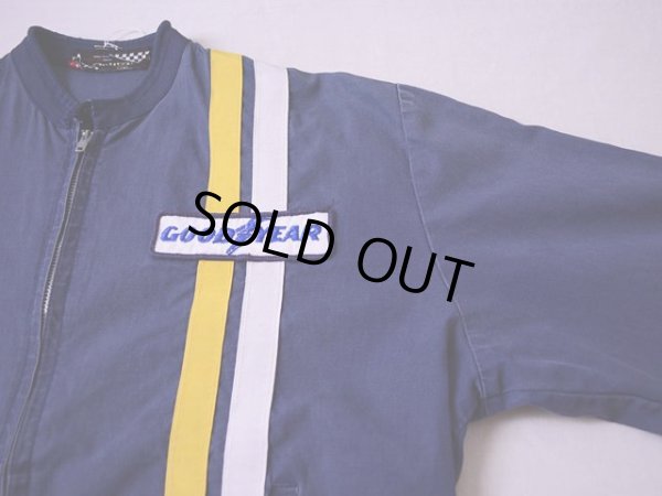 画像4: 1960s GOOD YEARコットンレーシングジャケット 実寸ML 