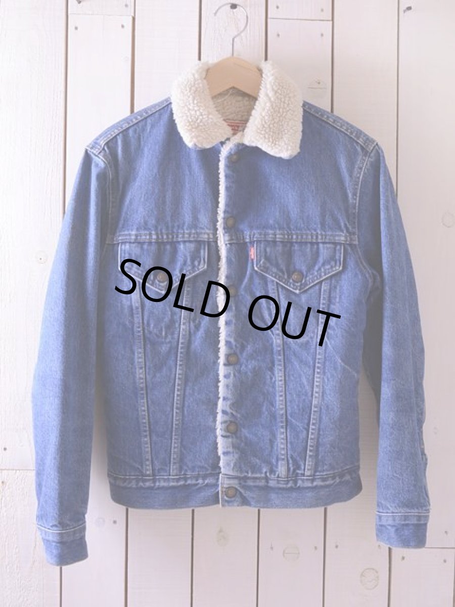 画像1: 1970s【Levi's】デニムボアジャケット 表記34  (1)