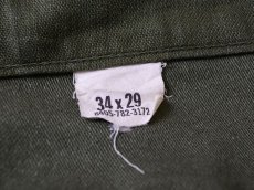 画像4: 1960s【US.ARMY】コットンベイカーパンツ 表記W34  (4)