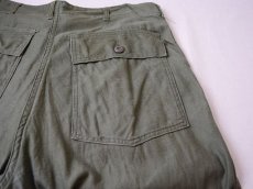 画像7: 1960s【US.ARMY】コットンベイカーパンツ 表記W34  (7)