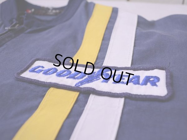 画像5: 1960s GOOD YEARコットンレーシングジャケット 実寸ML 