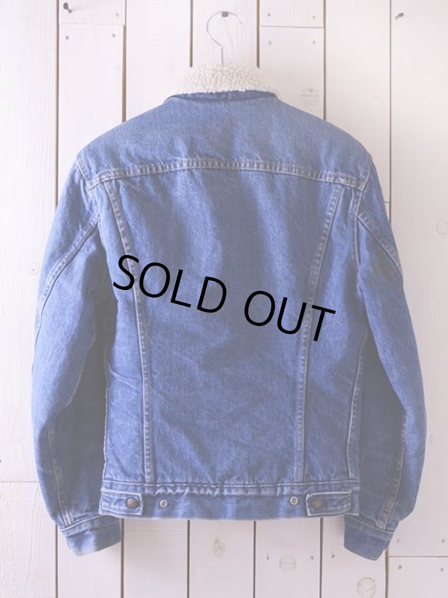 画像2: 1970s【Levi's】デニムボアジャケット 表記34  (2)